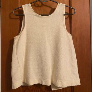 Madewell Texture & Thread sleeveless open-back top XS